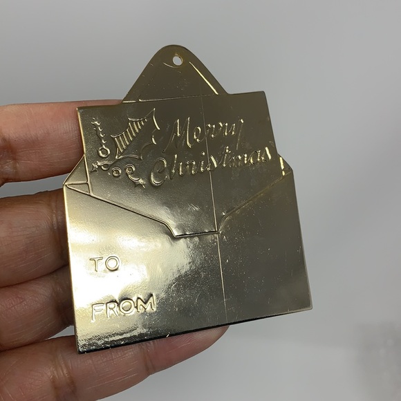 LilliKins vintage metal & paper card Christmas - Picture 11 of 13